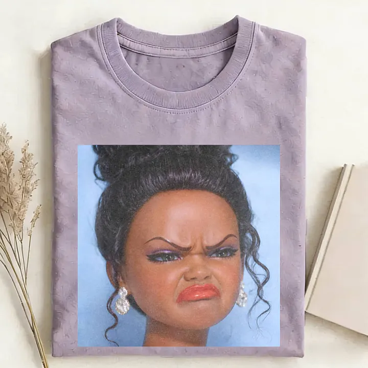 BLACK GIRL DOLL GIRL DISGUSTED MEME T-SHIRT