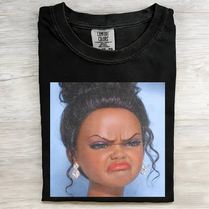 BLACK GIRL DOLL GIRL DISGUSTED MEME T-SHIRT